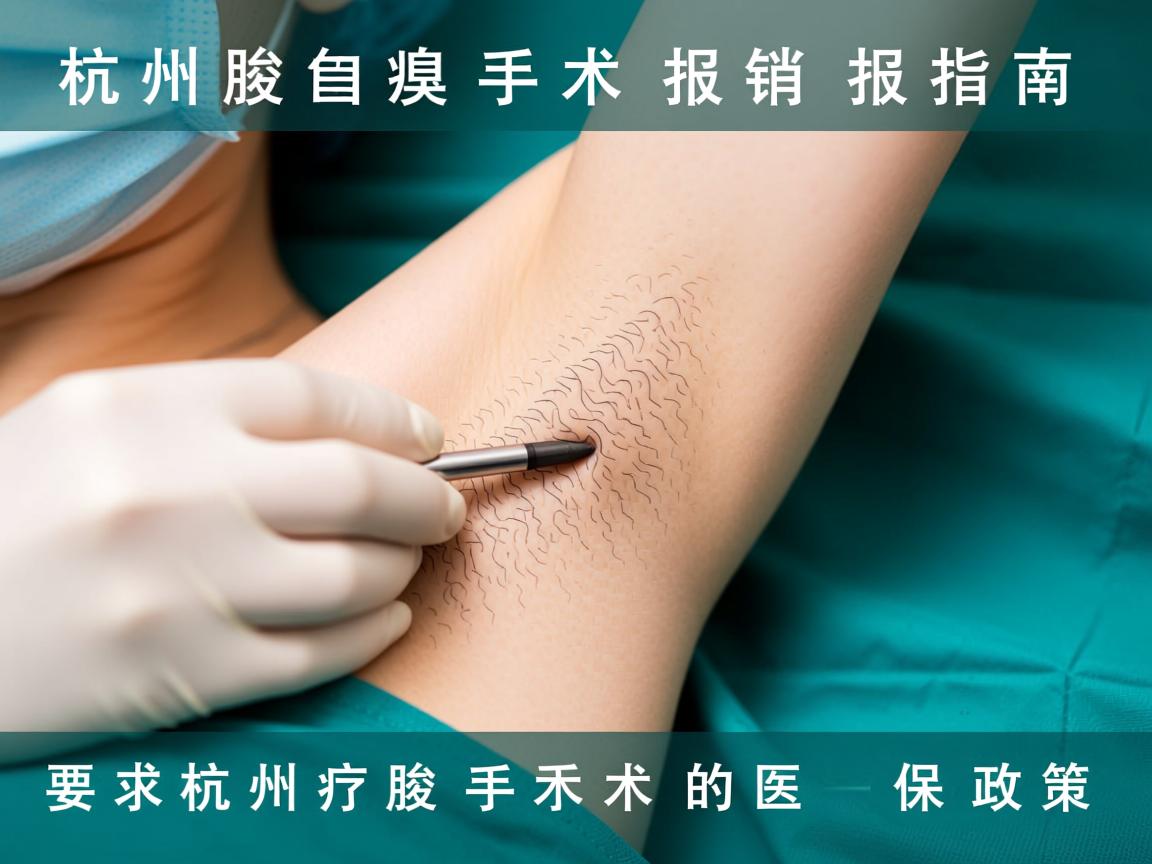 杭州腋臭手术报销指南，解析杭州腋臭手术的医保政策