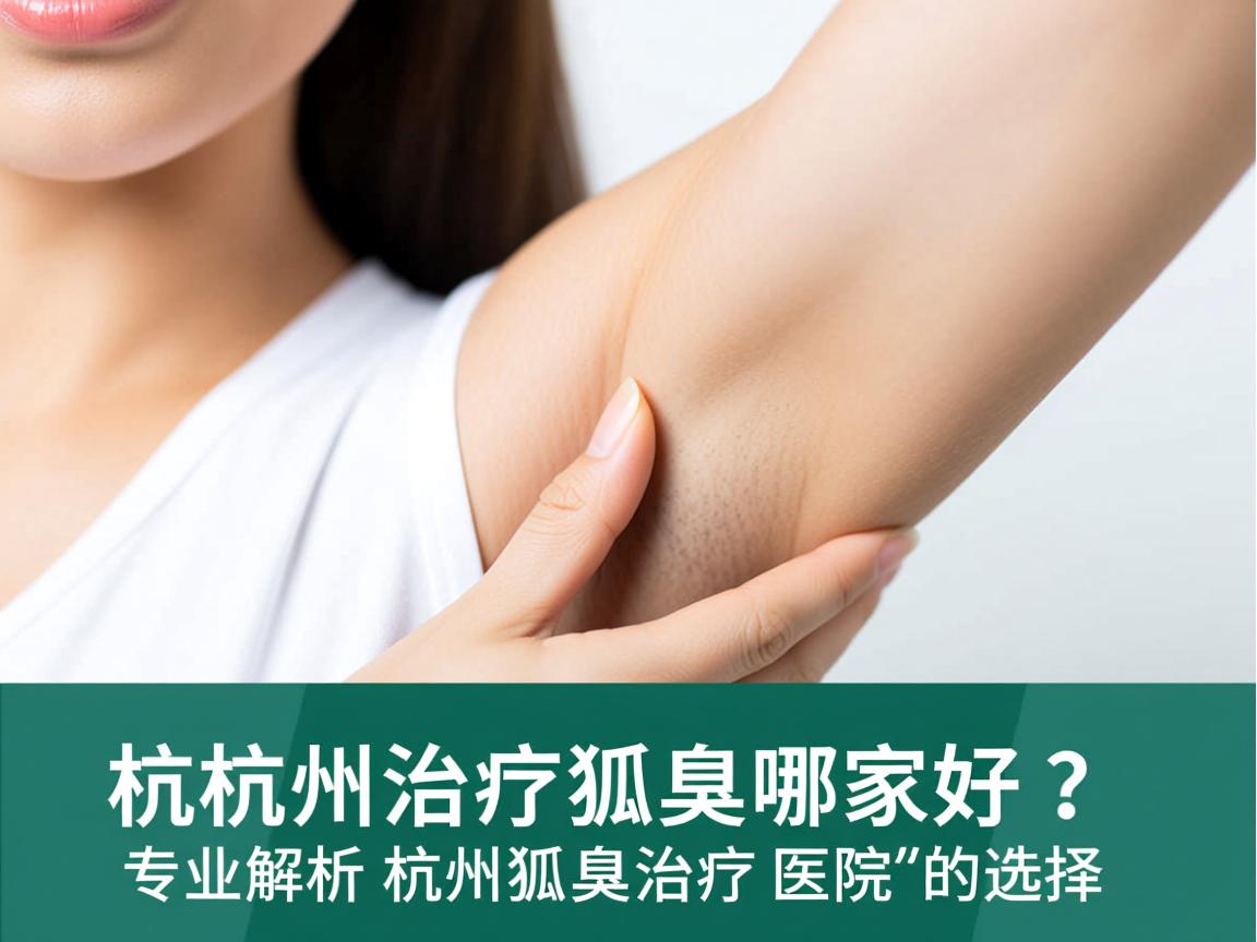 杭州治疗狐臭哪家好？专业解析杭州狐臭治疗医院的选择