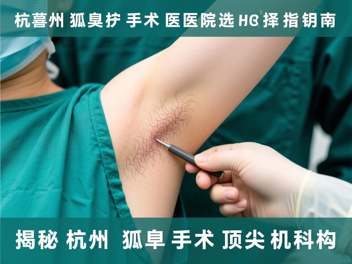 杭州狐臭手术医院选择指南，揭秘杭州狐臭手术顶尖机构