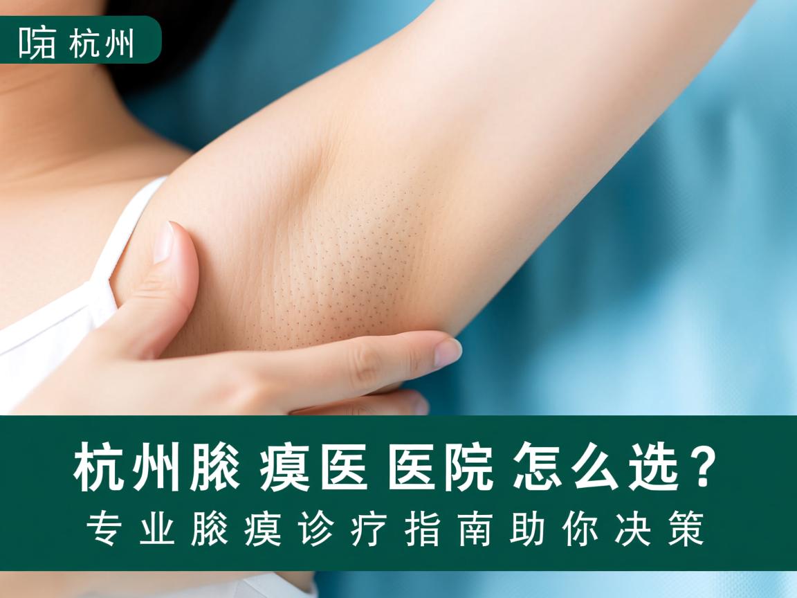 杭州腋臭医院怎么选？专业腋臭诊疗指南助你决策