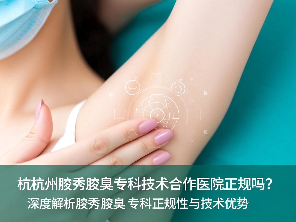 杭州腋秀腋臭专科技术合作医院正规吗？深度解析腋秀腋臭专科的正规性与技术优势