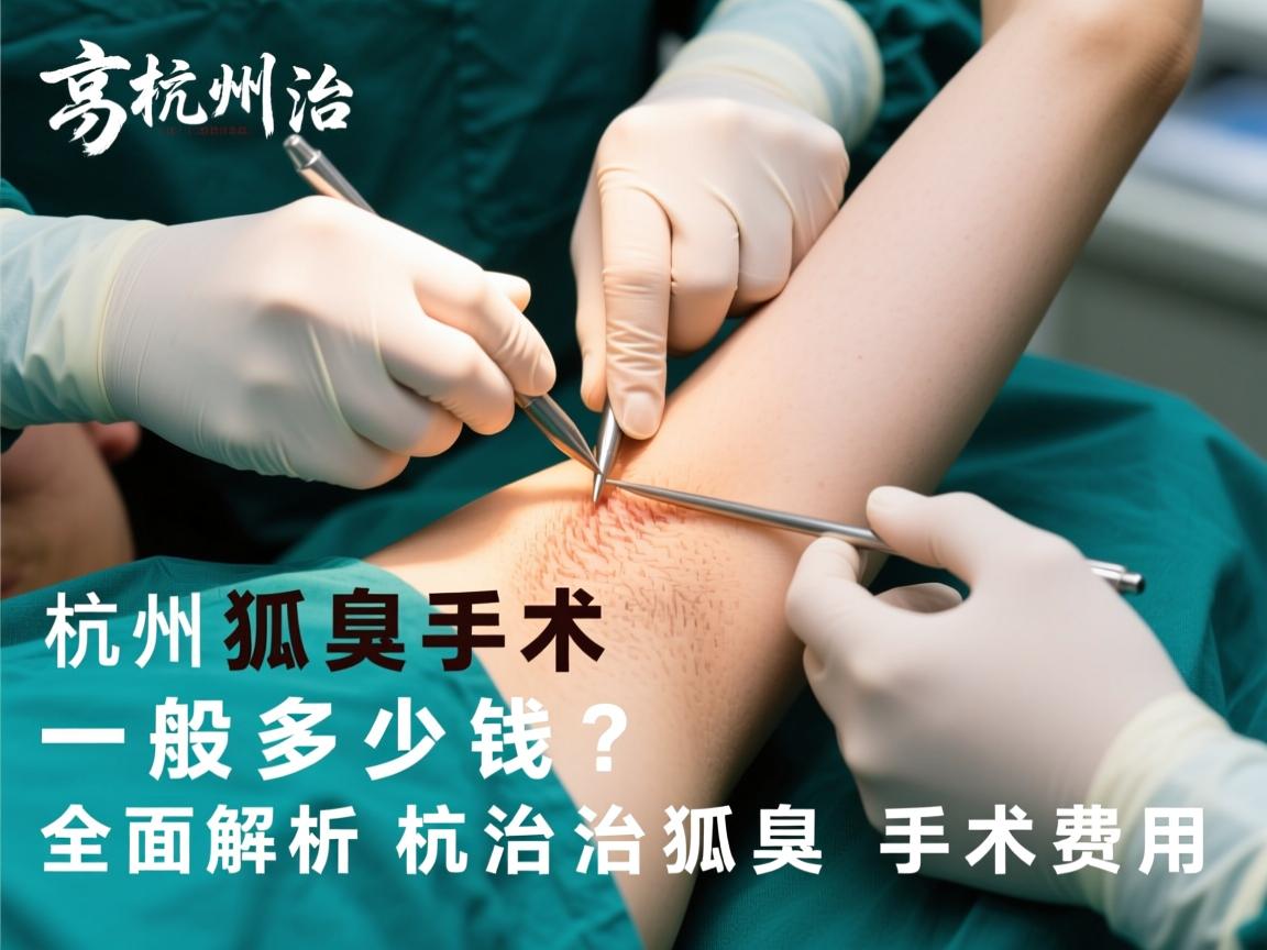杭州治狐臭手术一般多少钱？全面解析杭州治狐臭手术费用