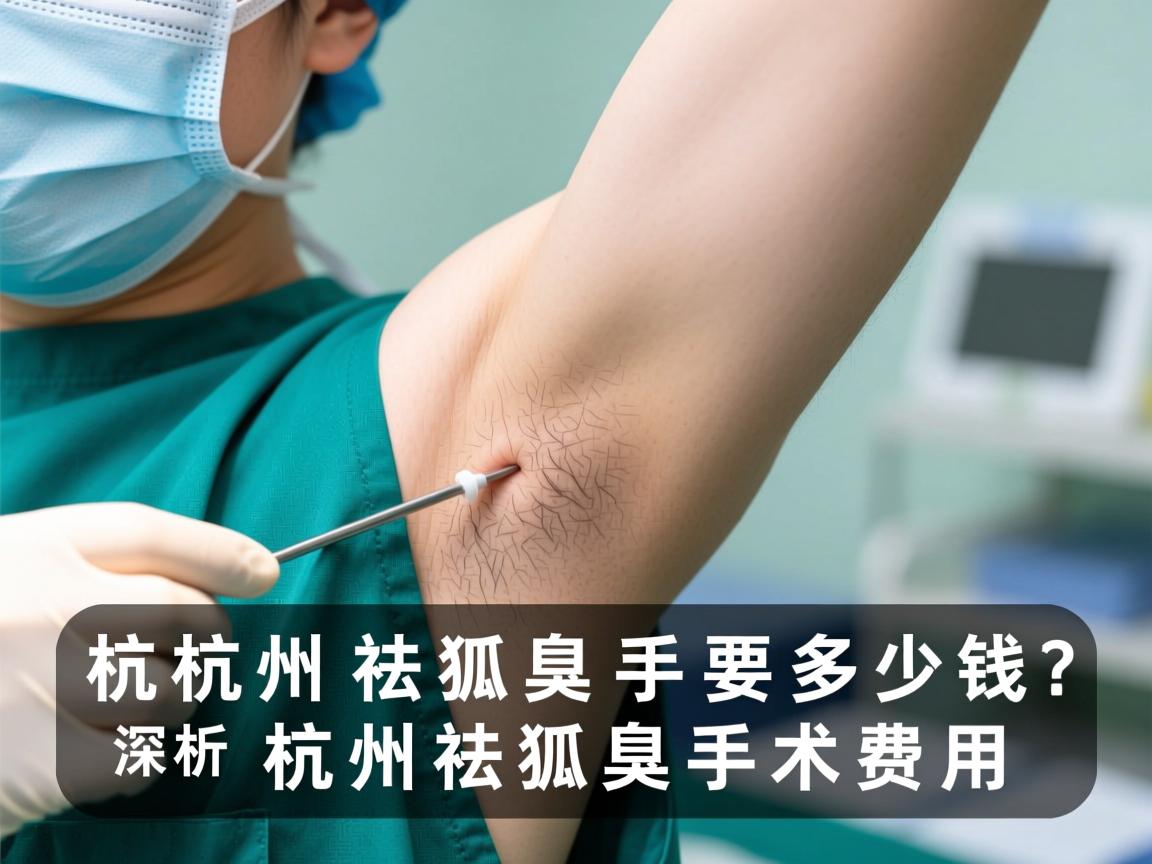 杭州祛狐臭手术要多少钱？深度解析杭州祛狐臭手术费用