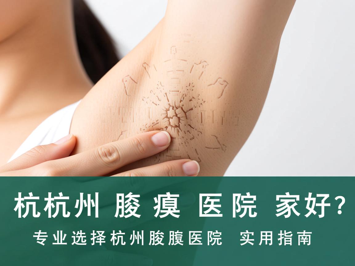 杭州腋臭医院哪家好？专业选择杭州腋臭医院的实用指南