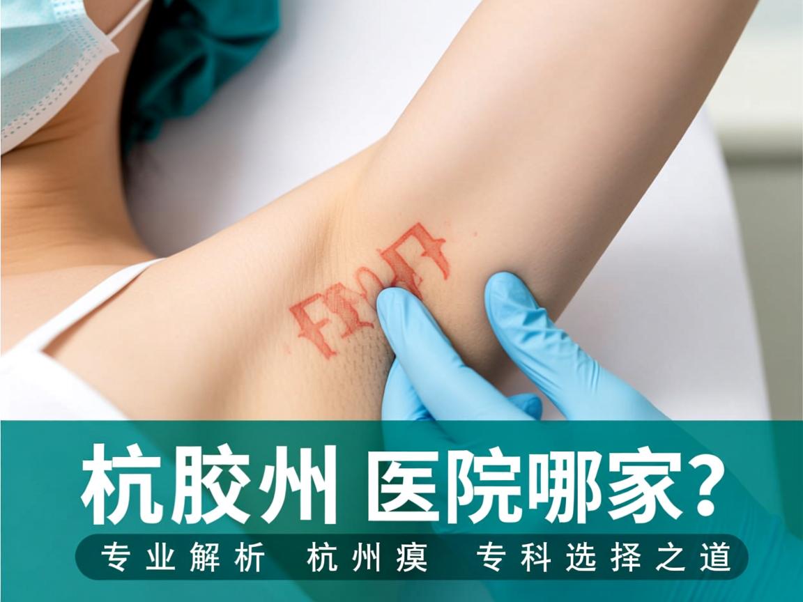 杭州腋臭医院哪家好？专业解析杭州腋臭专科选择之道