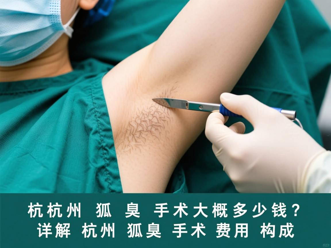 杭州狐臭手术大概多少钱？详解杭州狐臭手术费用构成