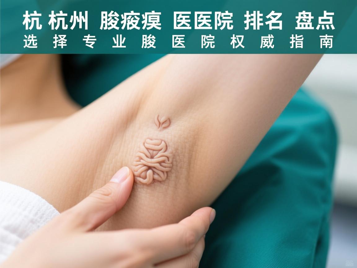 杭州腋臭医院排名盘点，选择专业腋臭医院的权威指南