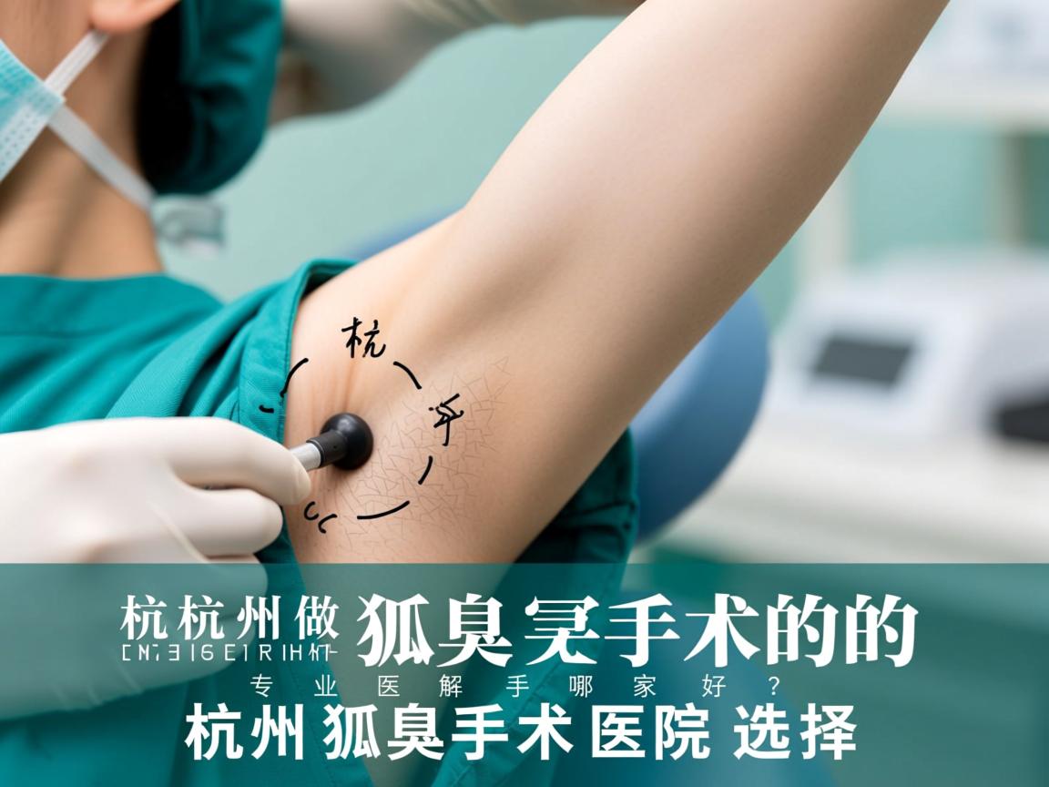 杭州做狐臭手术的医院哪家好?专业解析杭州狐臭手术医院选择 杭州做狐臭手术的医院哪家好?专业解析杭州狐臭手术医院选择