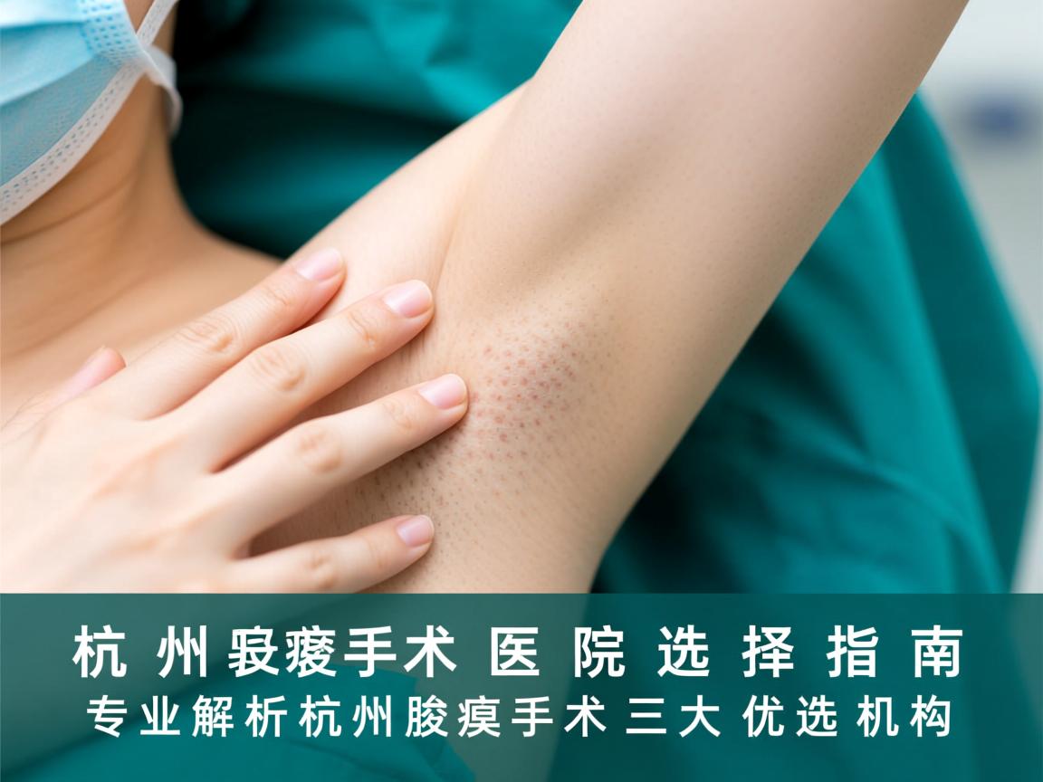 杭州腋臭手术医院选择指南,专业解析杭州腋臭手术三大优选机构 杭州腋臭手术医院选择指南,专业解析杭州腋臭手术三大优选机构