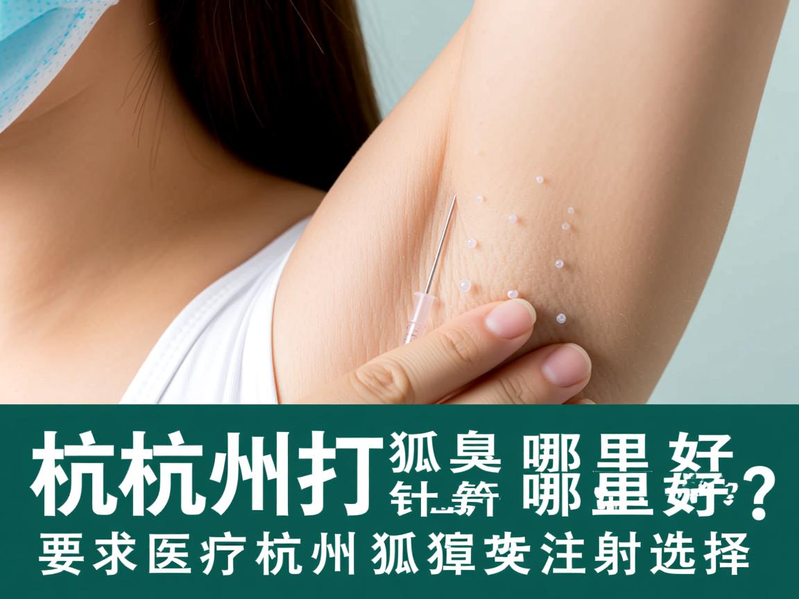 杭州打狐臭针哪里好？专业解析杭州狐臭针注射选择