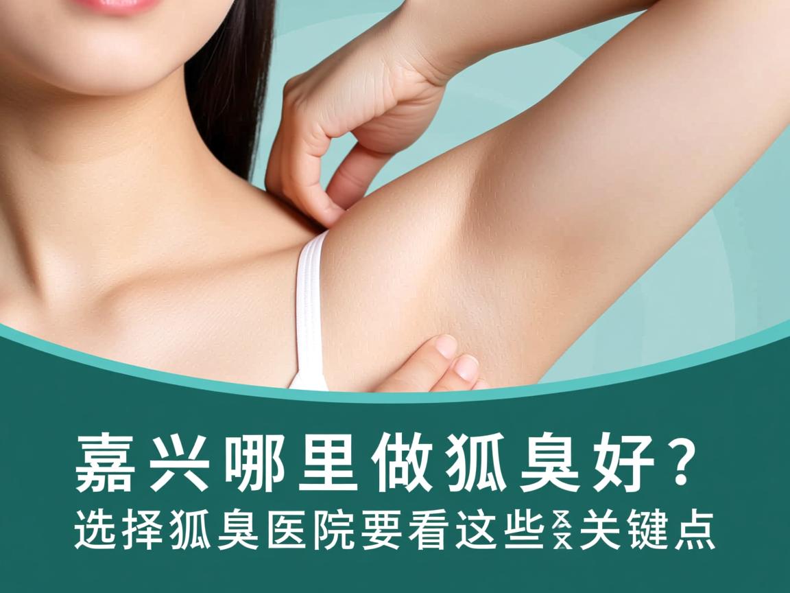 嘉兴哪里做狐臭好？选择狐臭医院要看这些关键点