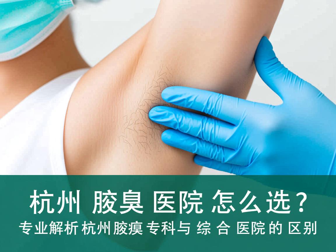 杭州腋臭医院怎么选？专业解析杭州腋臭专科与综合医院的区别