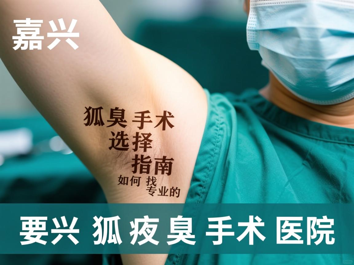 嘉兴狐臭手术选择指南，如何找到专业的狐臭手术医院