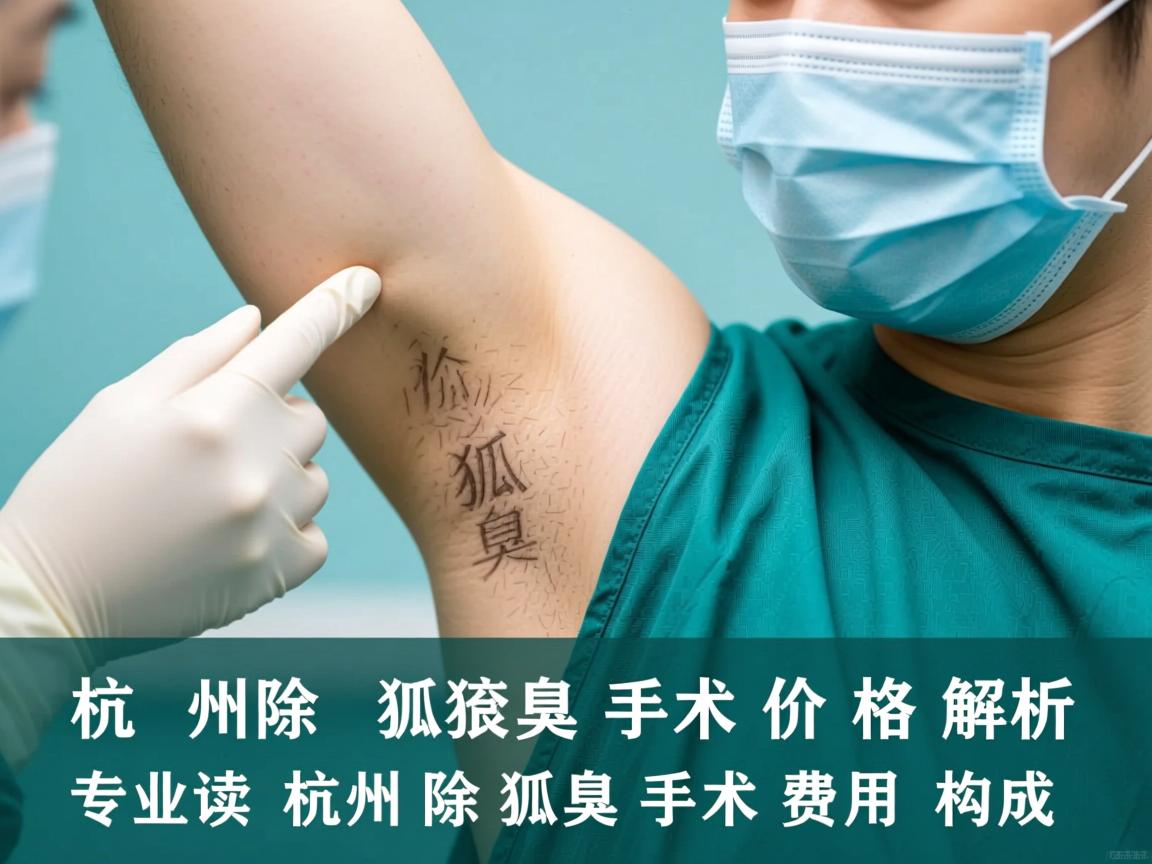 杭州除狐臭手术价格解析，专业解读杭州除狐臭手术费用构成