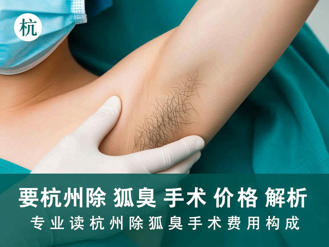 杭州除狐臭手术价格解析，专业解读杭州除狐臭手术费用构成