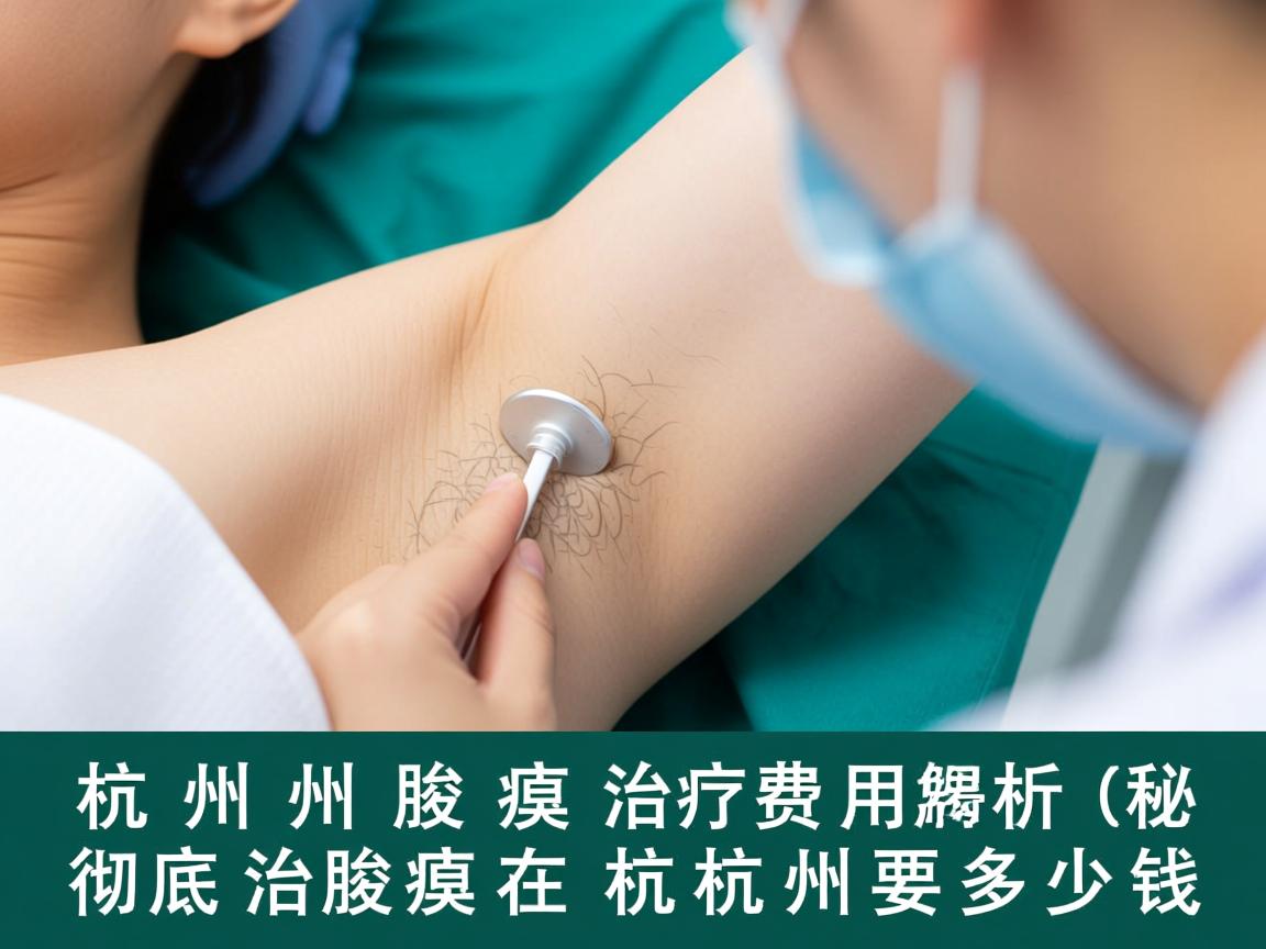 杭州腋臭治疗费用解析，揭秘彻底治腋臭在杭州要多少钱