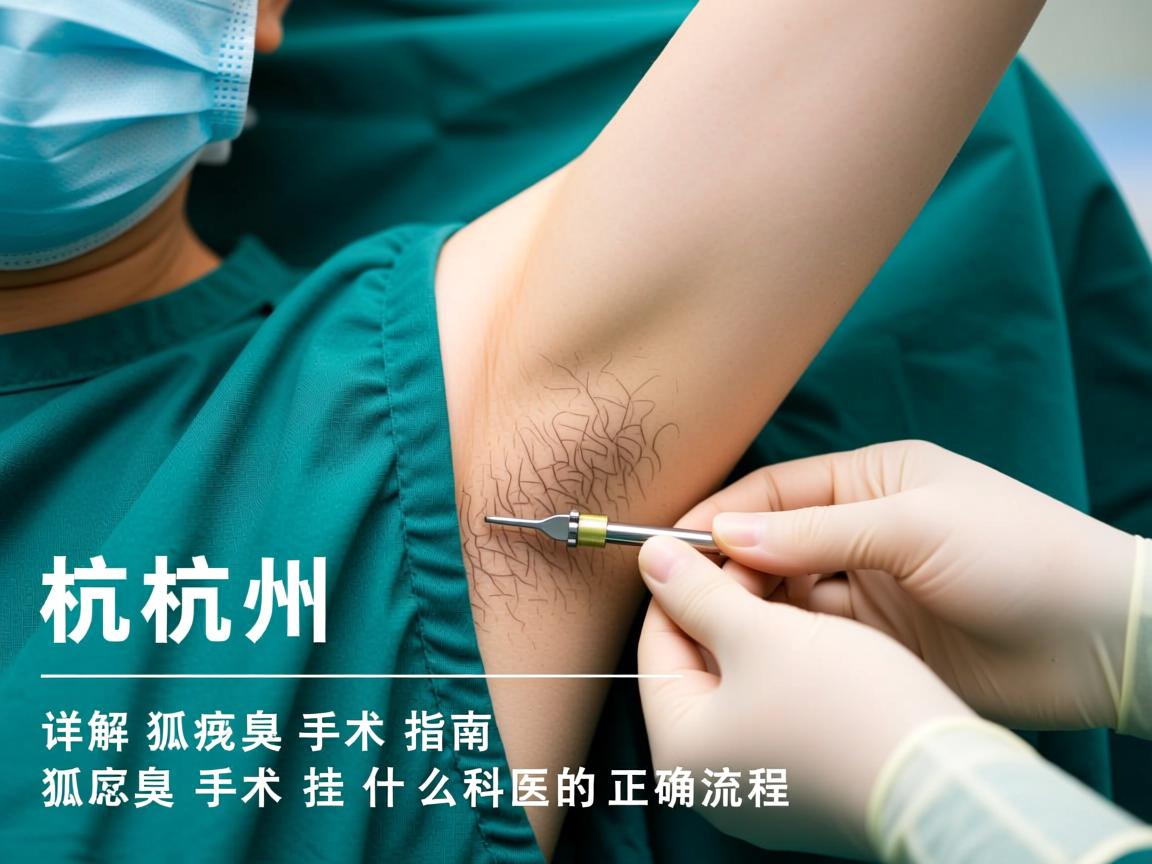 杭州狐臭手术指南,详解狐臭手术挂什么科的正确流程 杭州狐臭手术指南,详解狐臭手术挂什么科的正确流程