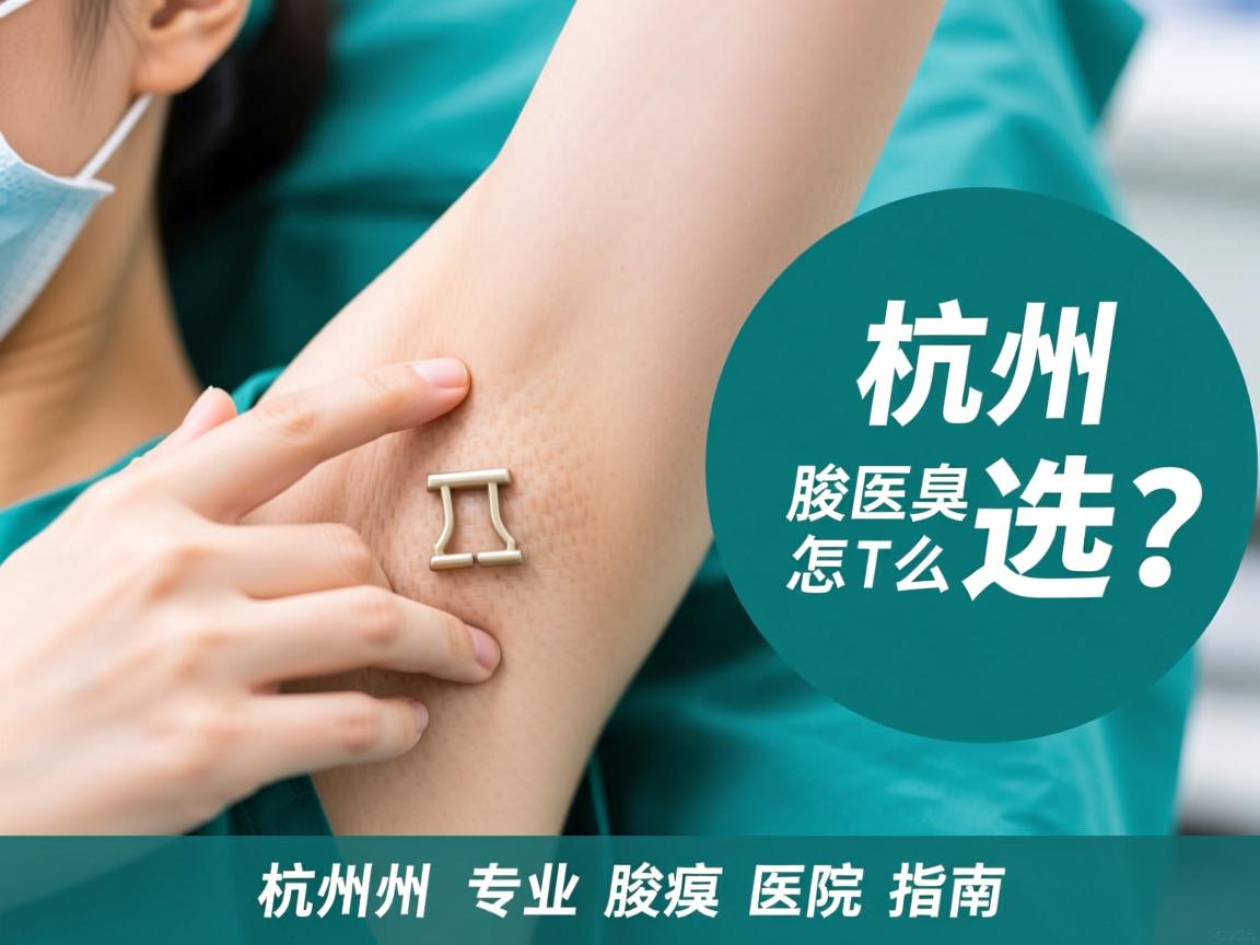 杭州腋臭医院怎么选？杭州专业腋臭医院指南