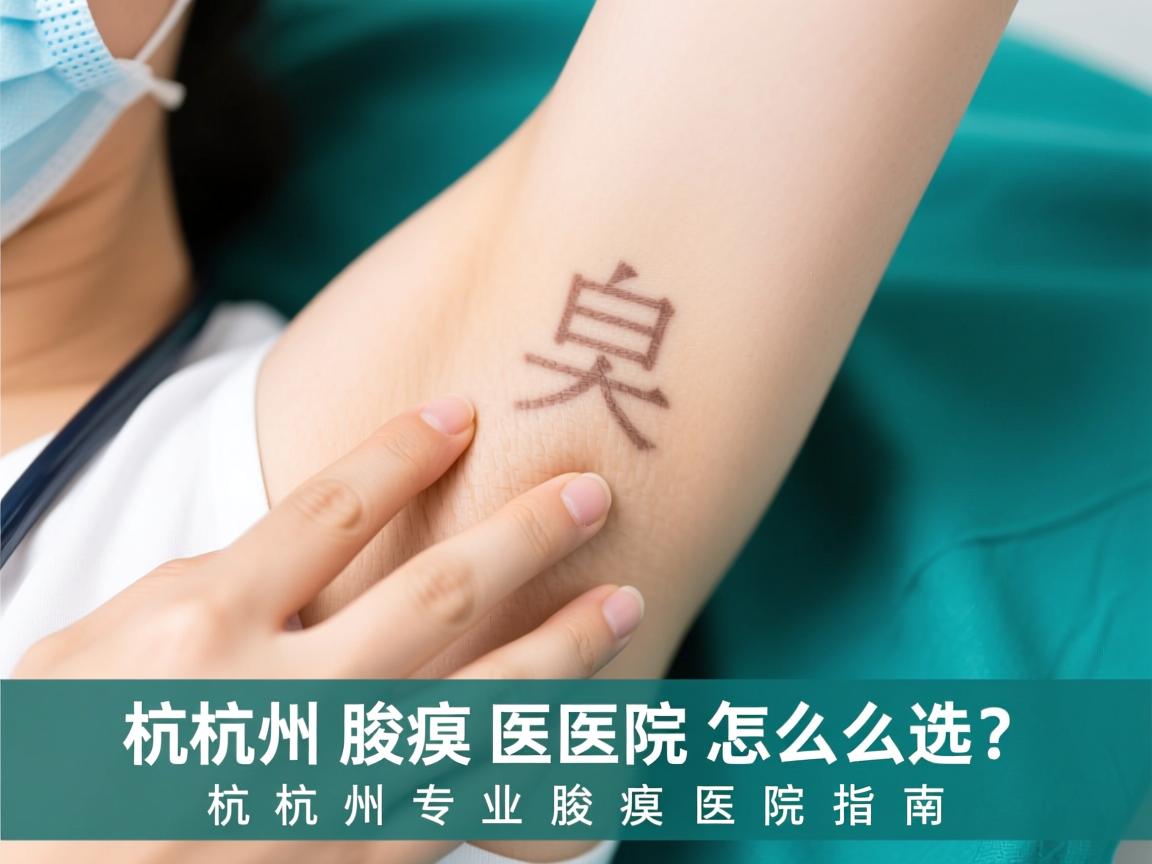 杭州腋臭医院怎么选？杭州专业腋臭医院指南