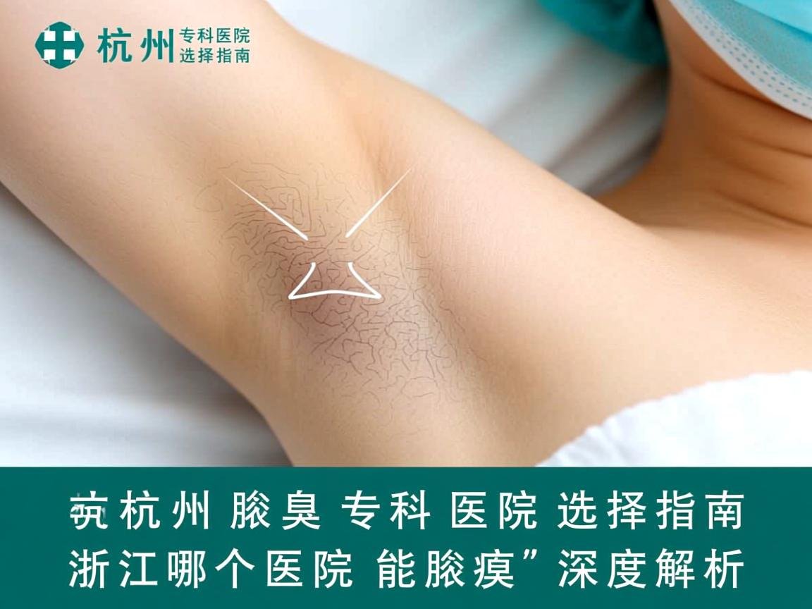 杭州腋臭专科医院选择指南，浙江哪个医院能看腋臭的深度解析