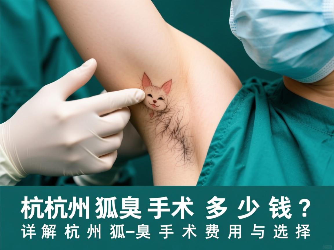 杭州狐臭手术多少钱?详解杭州狐臭手术费用与选择 杭州狐臭手术多少钱?详解杭州狐臭手术费用与选择