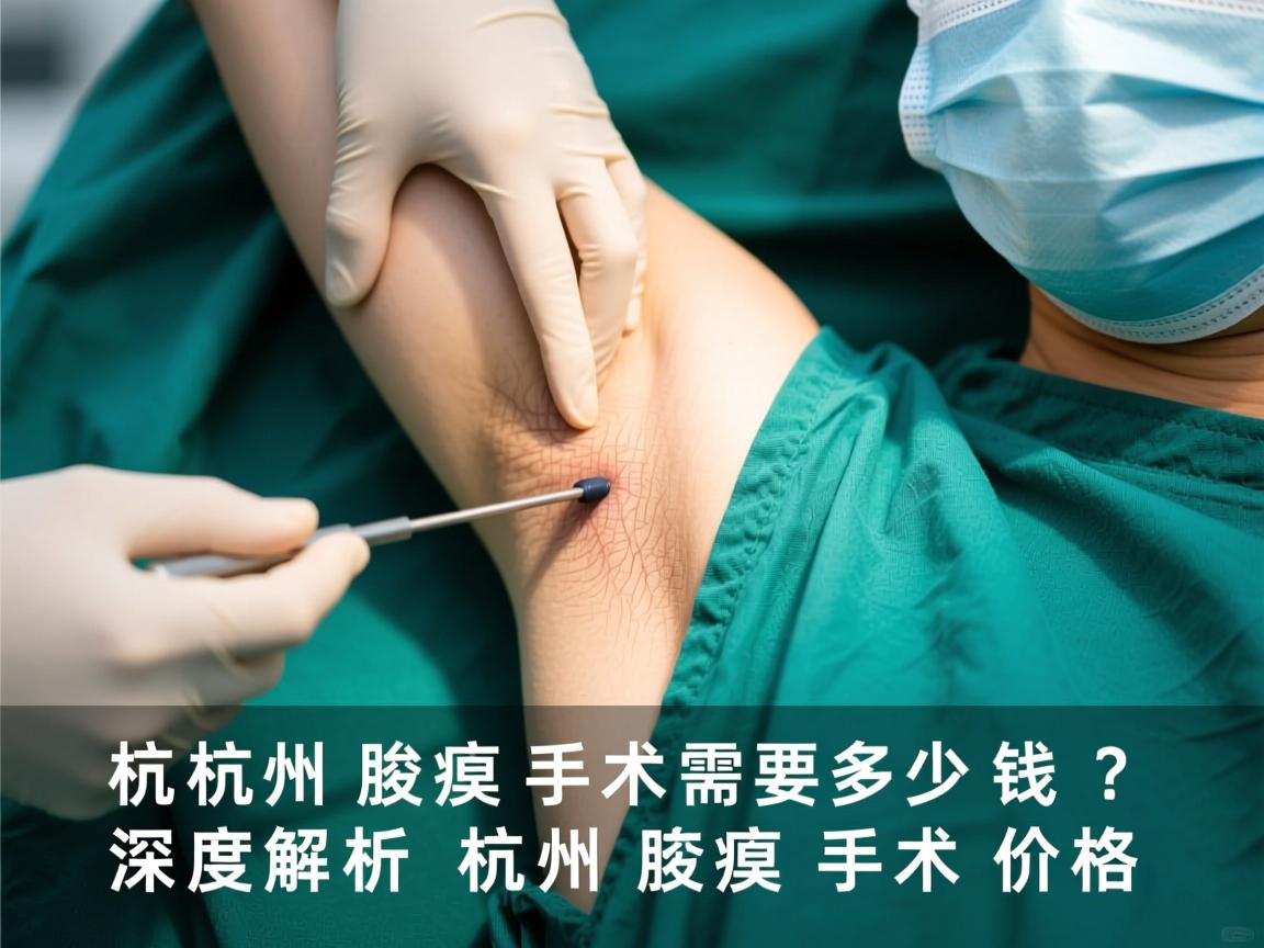 杭州腋臭手术需要多少钱？深度解析杭州腋臭手术价格