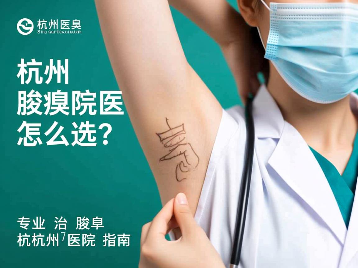 杭州腋臭医院怎么选?专业治腋臭的杭州医院指南 杭州腋臭医院怎么选?专业治腋臭的杭州医院指南