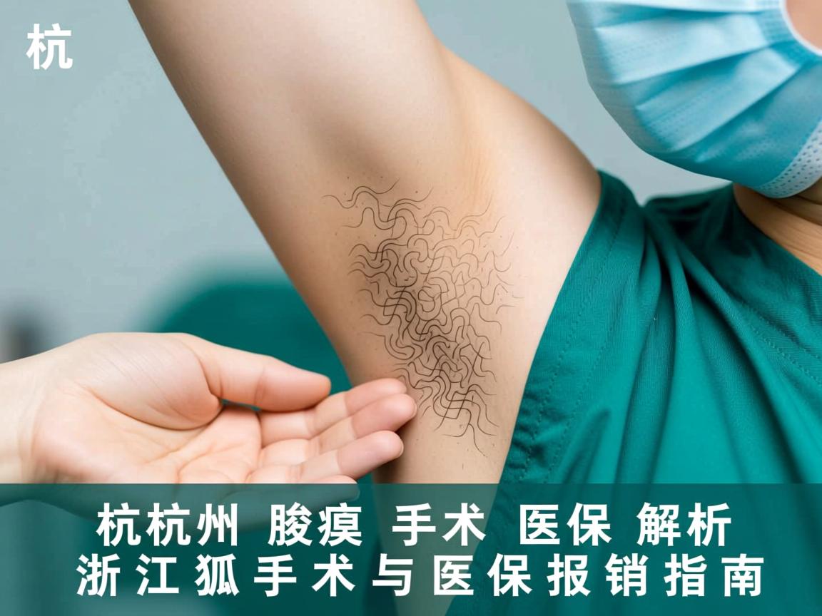杭州腋臭手术医保解析,浙江狐臭手术与医保报销指南 杭州腋臭手术医保解析,浙江狐臭手术与医保报销指南