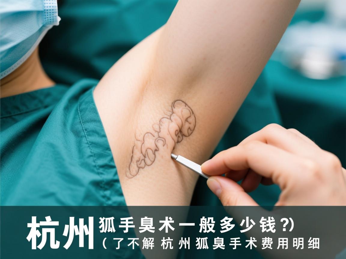 杭州狐臭手术一般多少钱？了解杭州狐臭手术费用明细
