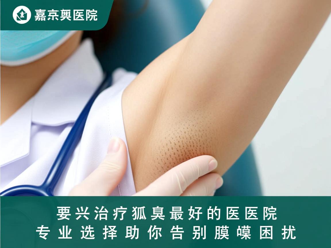 嘉兴治疗狐臭最好的医院，专业选择助你告别腋臭困扰
