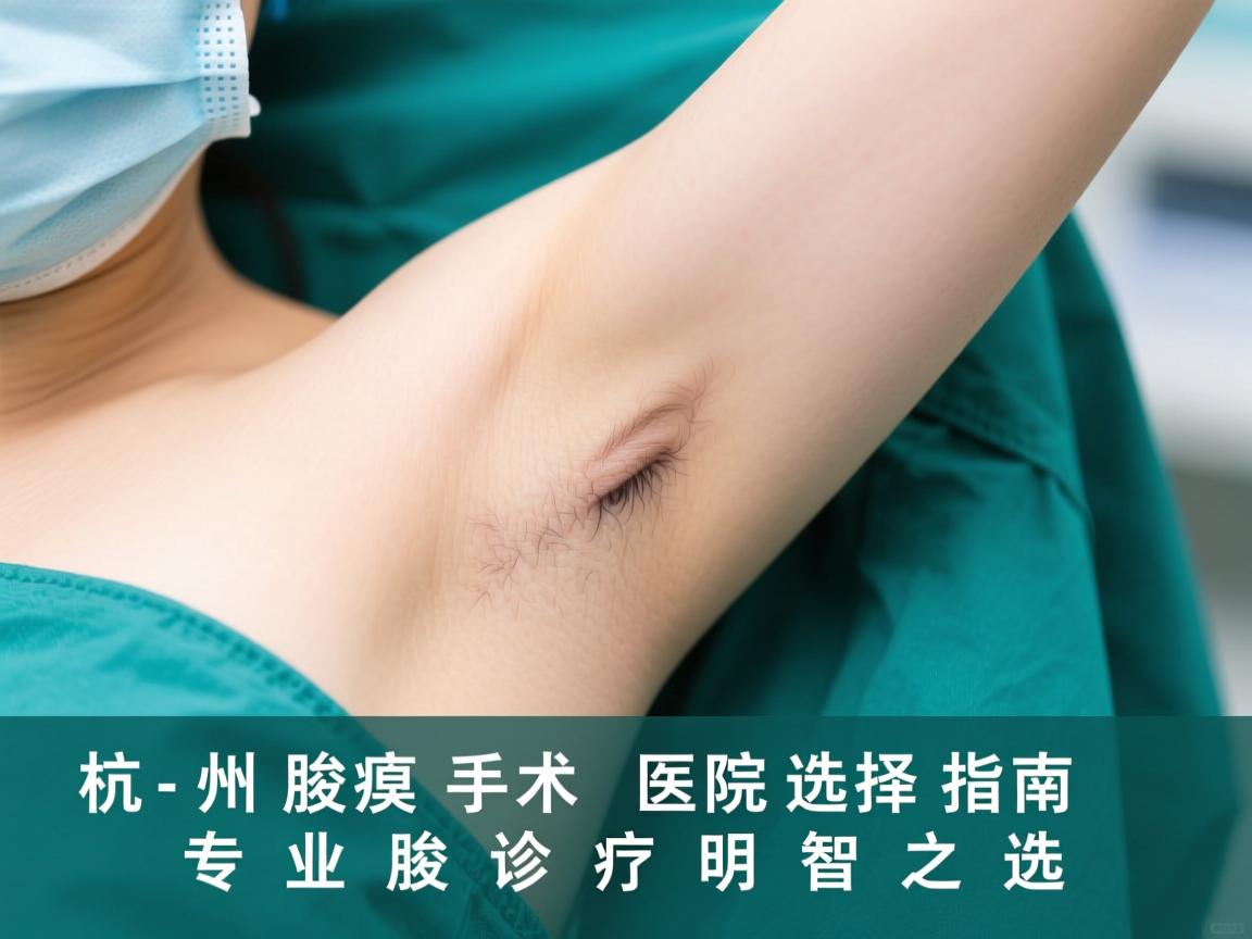 杭州腋臭手术医院选择指南，专业腋臭诊疗的明智之选