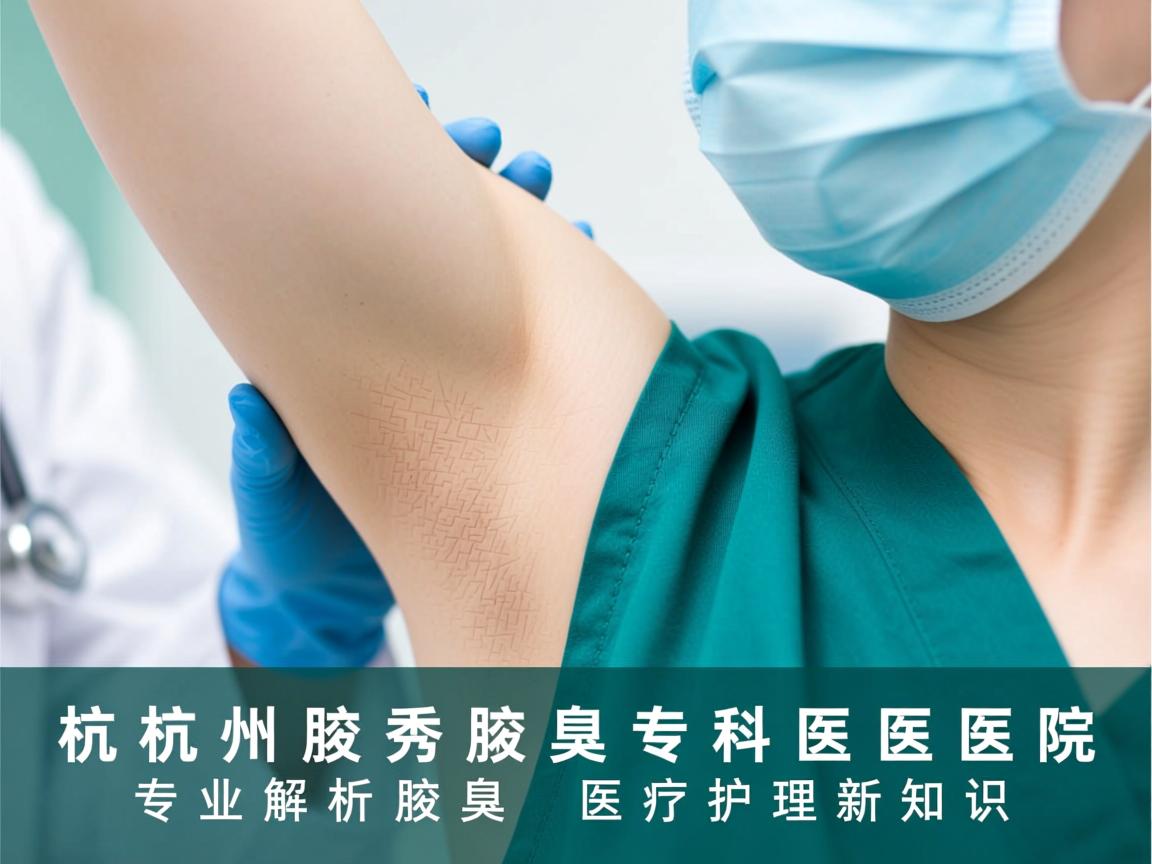杭州腋秀腋臭专科医院，专业解析腋臭医疗护理新知识