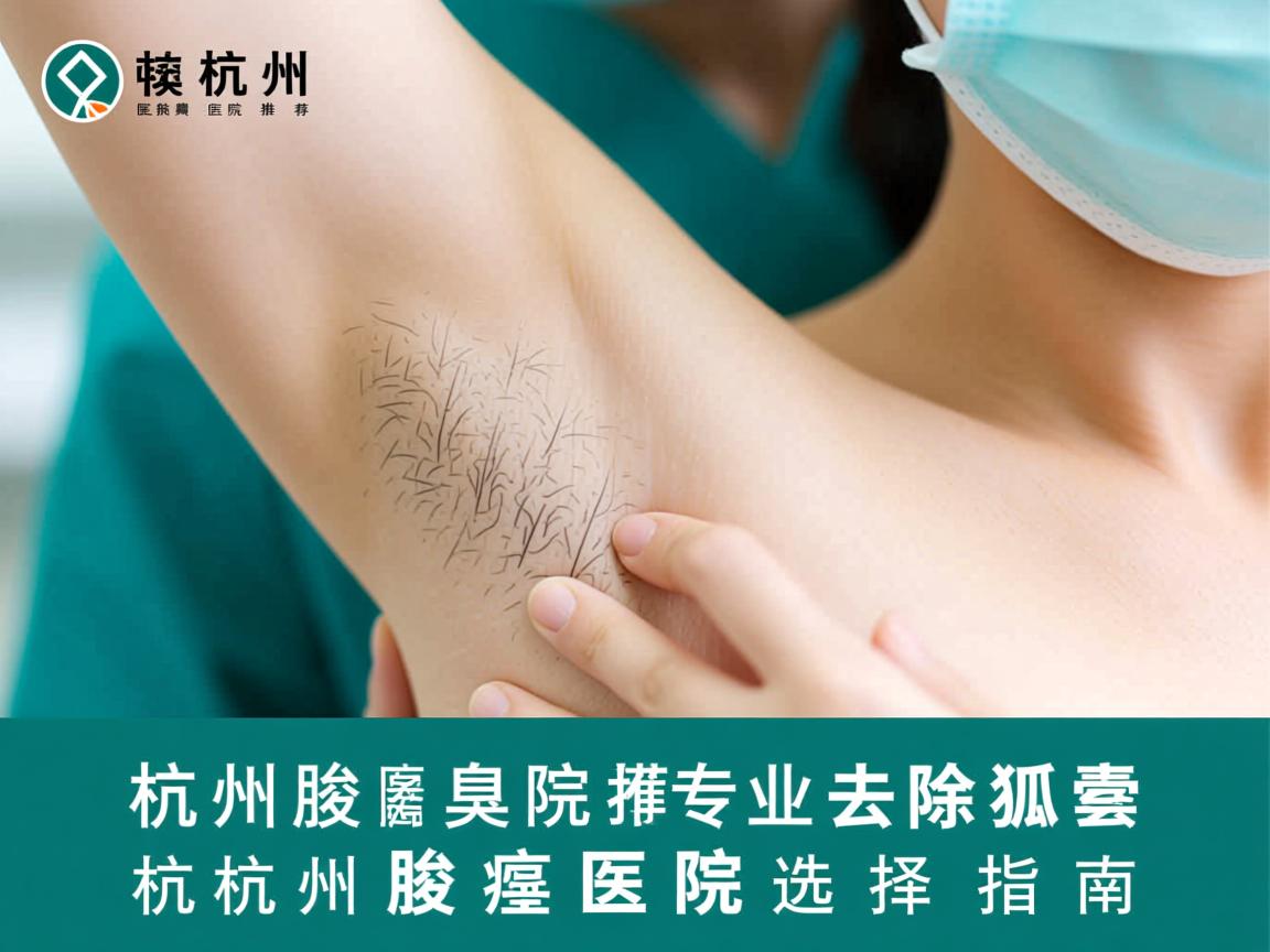 杭州腋臭医院推荐，专业去除狐臭的杭州腋臭医院选择指南