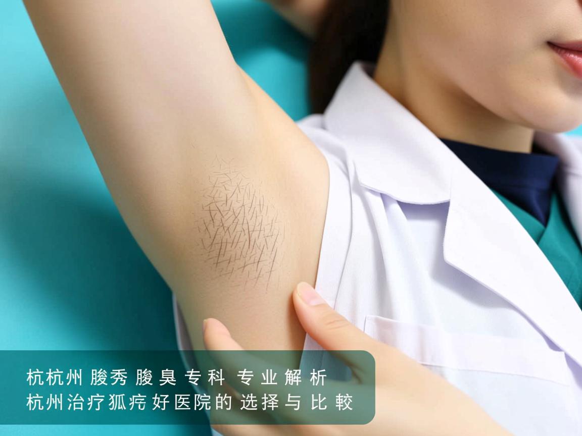 杭州腋秀腋臭专科,专业解析杭州治疗狐臭好医院的选择与比较 杭州腋秀腋臭专科,专业解析杭州治疗狐臭好医院的选择与比较