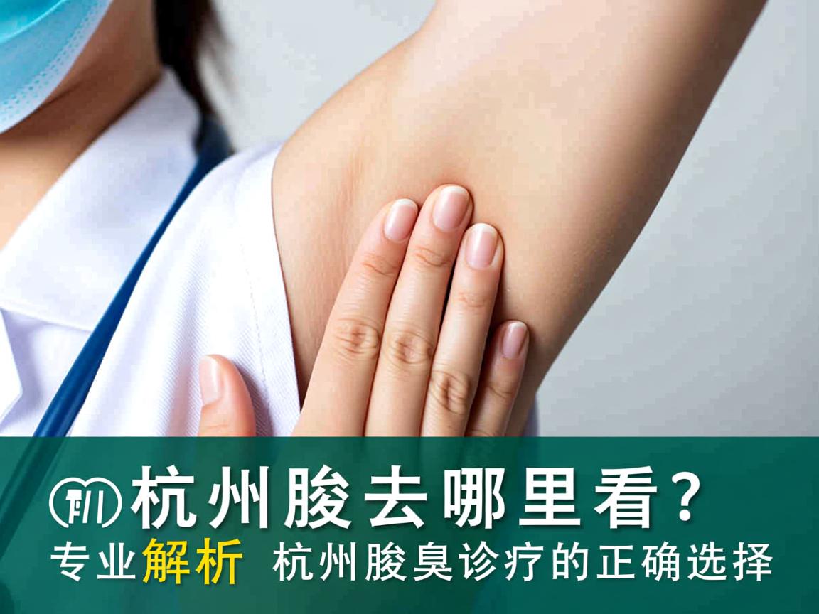 杭州腋臭去哪里看?专业解析杭州腋臭诊疗的正确选择 杭州腋臭去哪里看?专业解析杭州腋臭诊疗的正确选择