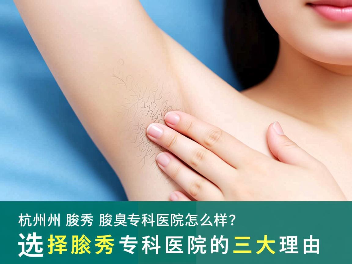 杭州腋秀腋臭专科医院怎么样?选择腋秀专科医院的三大理由 杭州腋秀腋臭专科医院怎么样?选择腋秀专科医院的三大理由