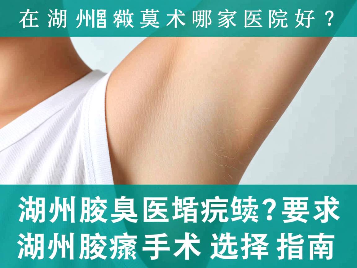在湖州做腋臭手术哪家医院好?湖州腋臭手术选择指南 在湖州做腋臭手术哪家医院好?湖州腋臭手术选择指南
