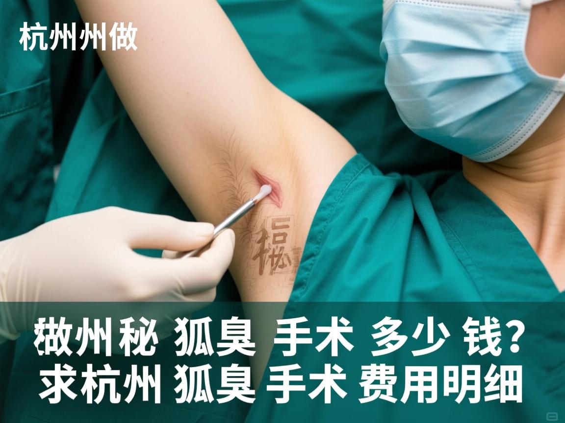 杭州做狐臭手术多少钱?揭秘杭州狐臭手术费用明细 杭州做狐臭手术多少钱?揭秘杭州狐臭手术费用明细