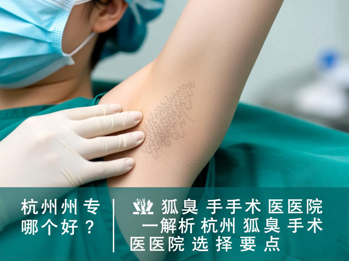 杭州狐臭手术医院哪个好?专业解析杭州狐臭手术医院选择要点 杭州狐臭手术医院哪个好?专业解析杭州狐臭手术医院选择要点