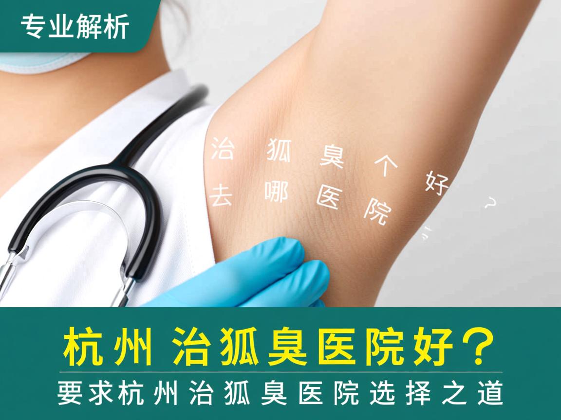 杭州治狐臭去哪个医院好?专业解析杭州治狐臭医院选择之道 杭州治狐臭去哪个医院好?专业解析杭州治狐臭医院选择之道