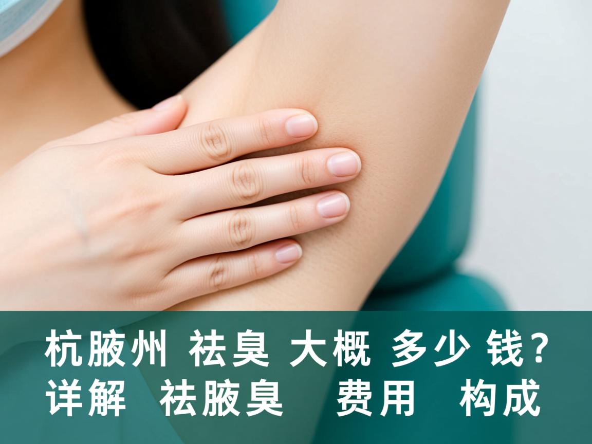 杭州祛腋臭大概多少钱?详解祛腋臭费用构成 杭州祛腋臭大概多少钱?详解祛腋臭费用构成
