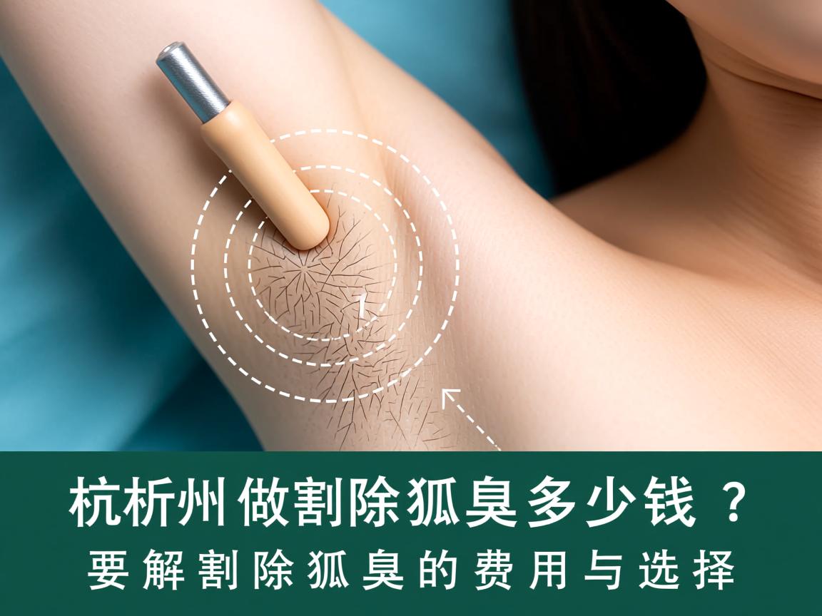 杭州做割除狐臭多少钱?解析割除狐臭的费用与选择 杭州做割除狐臭多少钱?解析割除狐臭的费用与选择