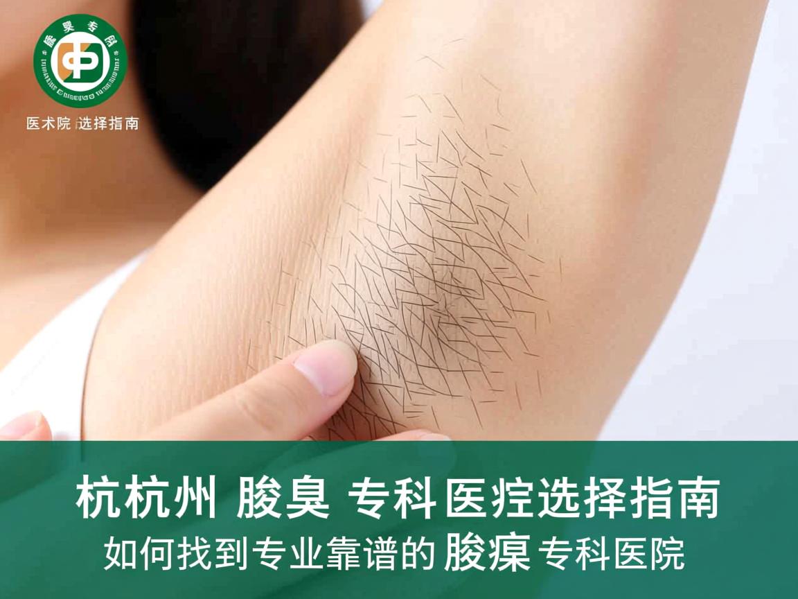 杭州腋臭专科医院选择指南,如何找到专业靠谱的腋臭专科医院 杭州腋臭专科医院选择指南,如何找到专业靠谱的腋臭专科医院