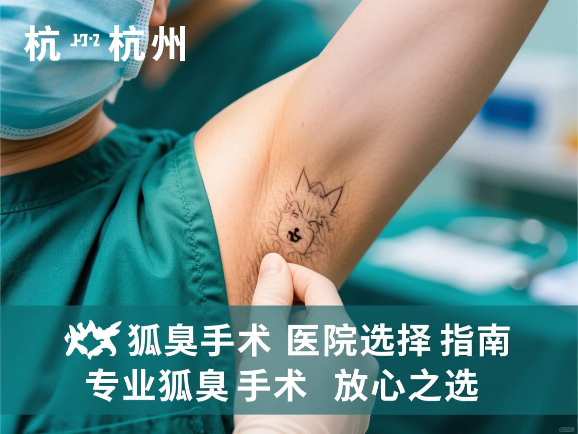 杭州狐臭手术医院选择指南,专业狐臭手术的放心之选 杭州狐臭手术医院选择指南,专业狐臭手术的放心之选