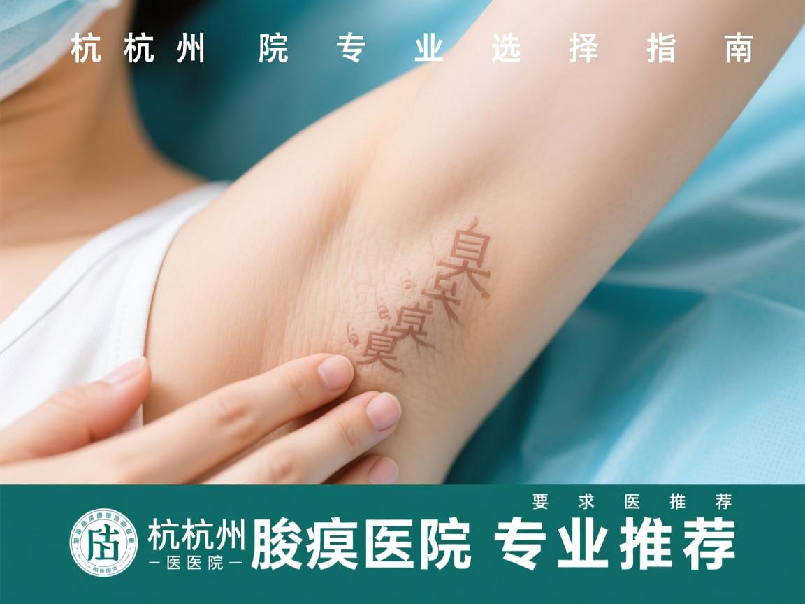 杭州腋臭医院专业选择指南，杭州腋臭医院专业推荐