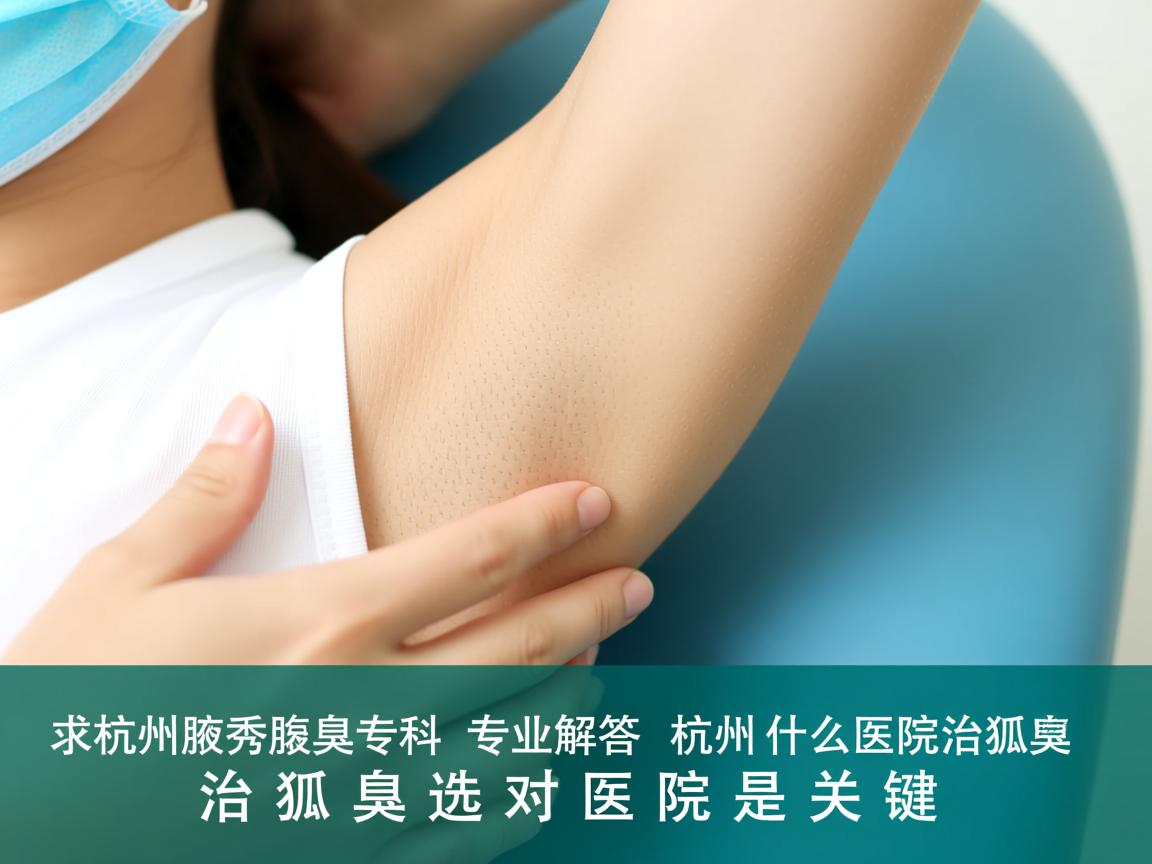 杭州腋秀腋臭专科，专业解答杭州什么医院治狐臭，治狐臭选对医院是关键