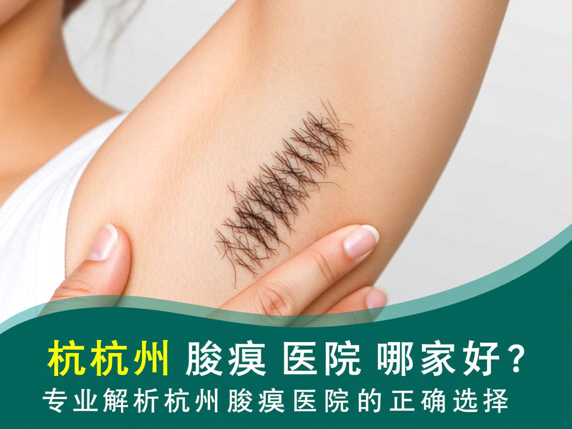 杭州腋臭医院哪家好？专业解析杭州腋臭医院的正确选择
