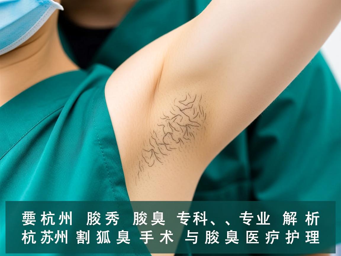 杭州腋秀腋臭专科，专业解析杭州割狐臭手术与腋臭医疗护理