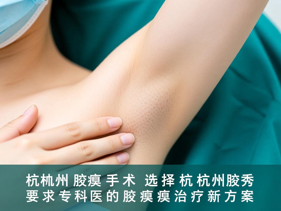 杭州腋臭手术，选择杭州腋秀专科的腋臭治疗新方案