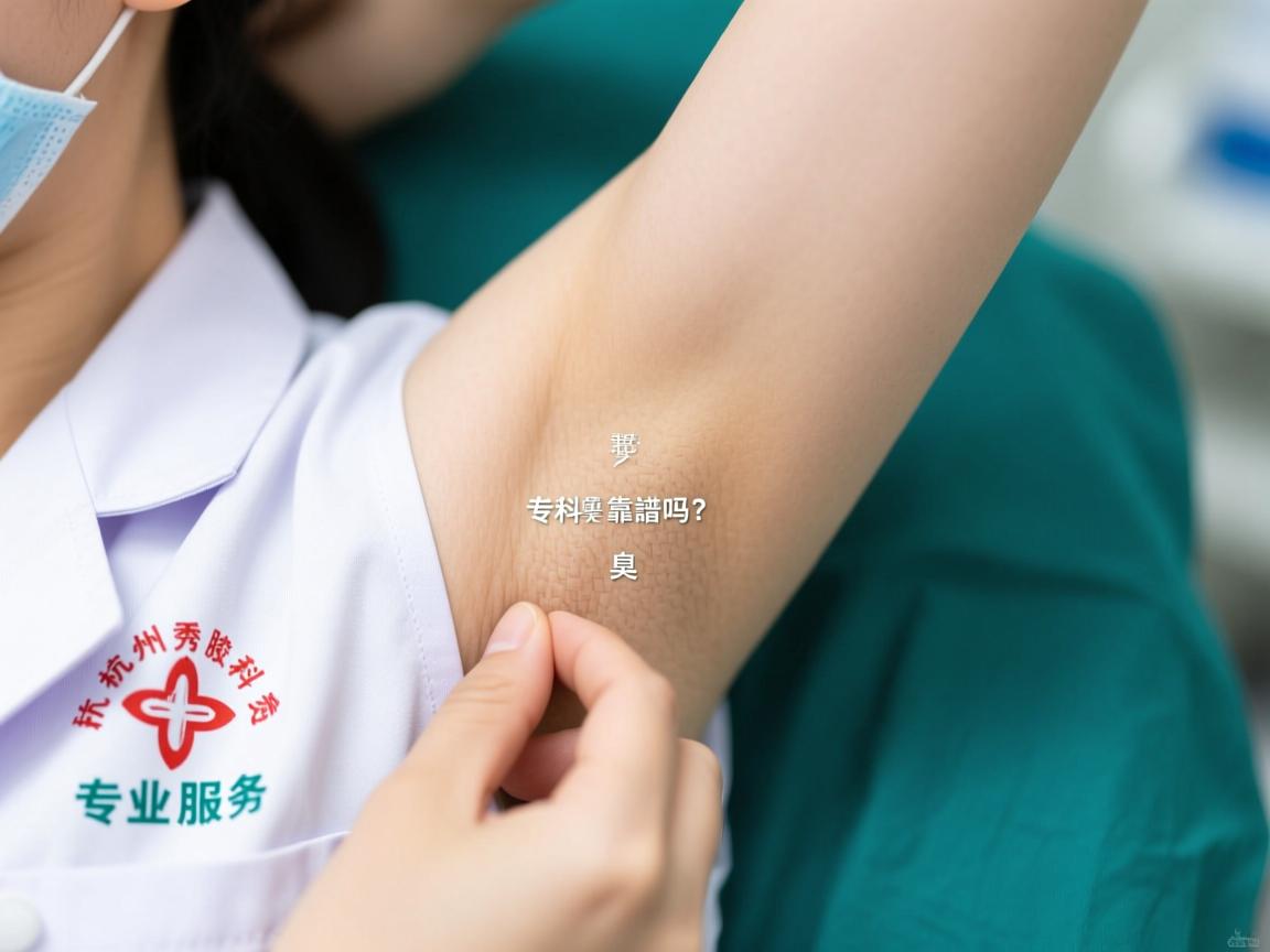 杭州腋秀腋臭专科靠谱吗？深度解析杭州腋秀腋臭专科的专业服务